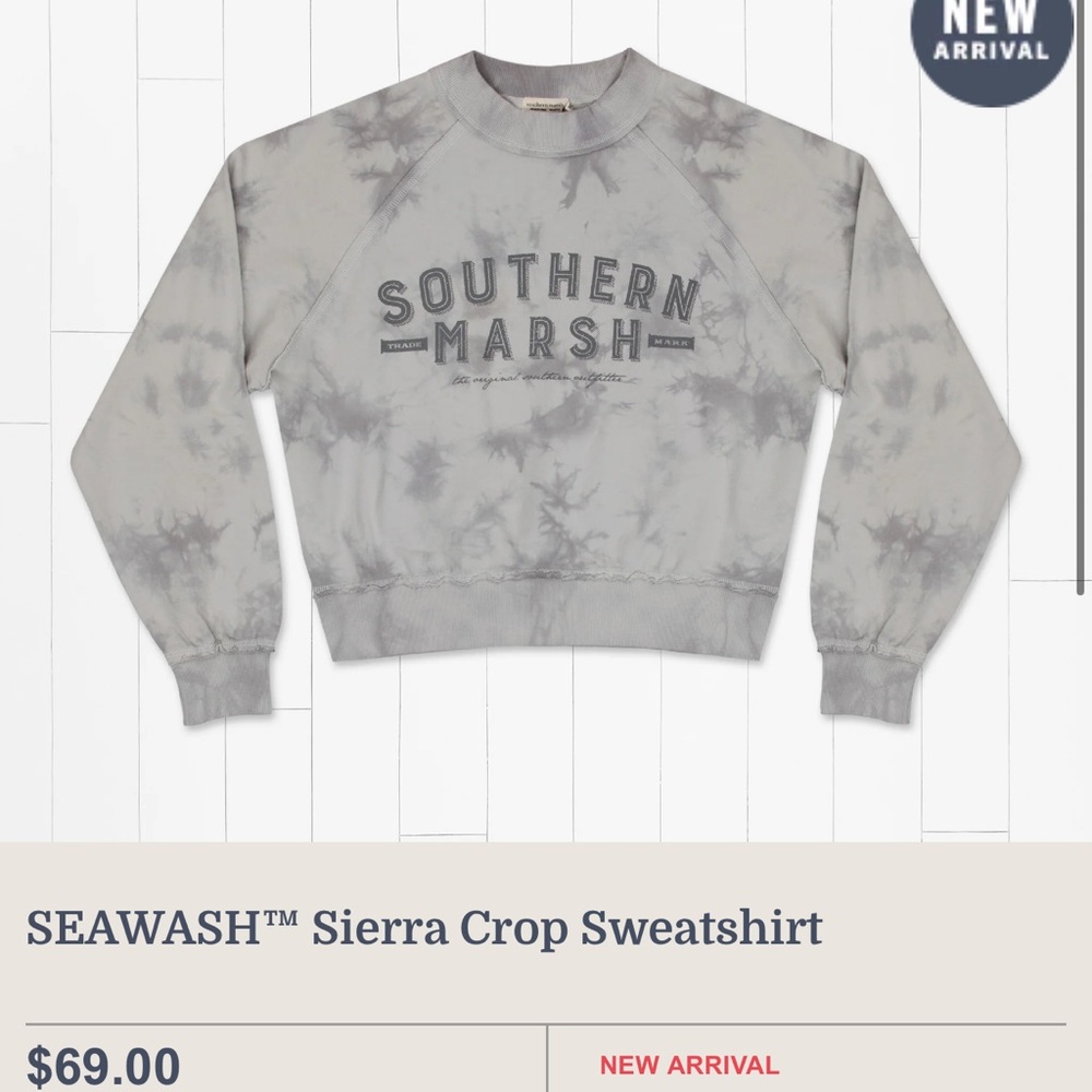 Southern Marsh cropped sweatshirt